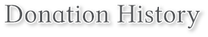 Donation History Donation History